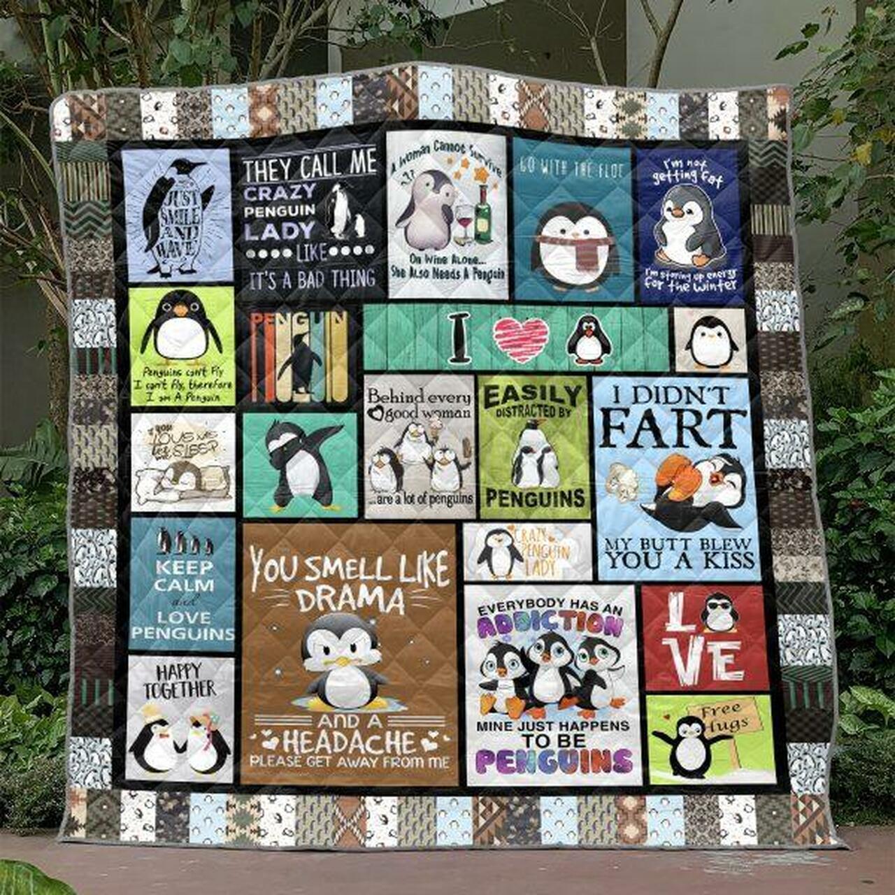 Crazy Penguin La Quilt Blanket Tm99 Quilt