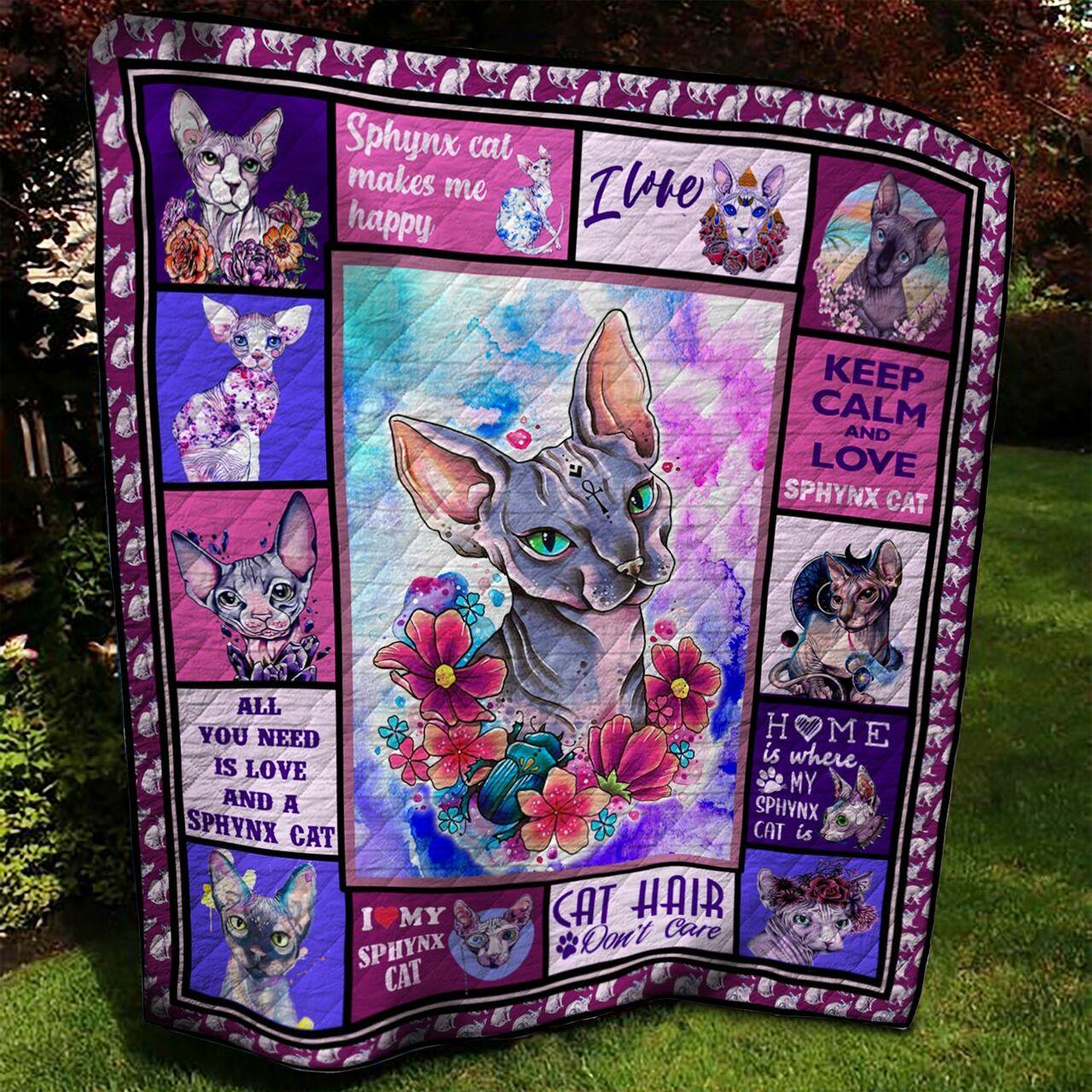 Sphynx Cat Quilt Blanket Bbb110628Ht