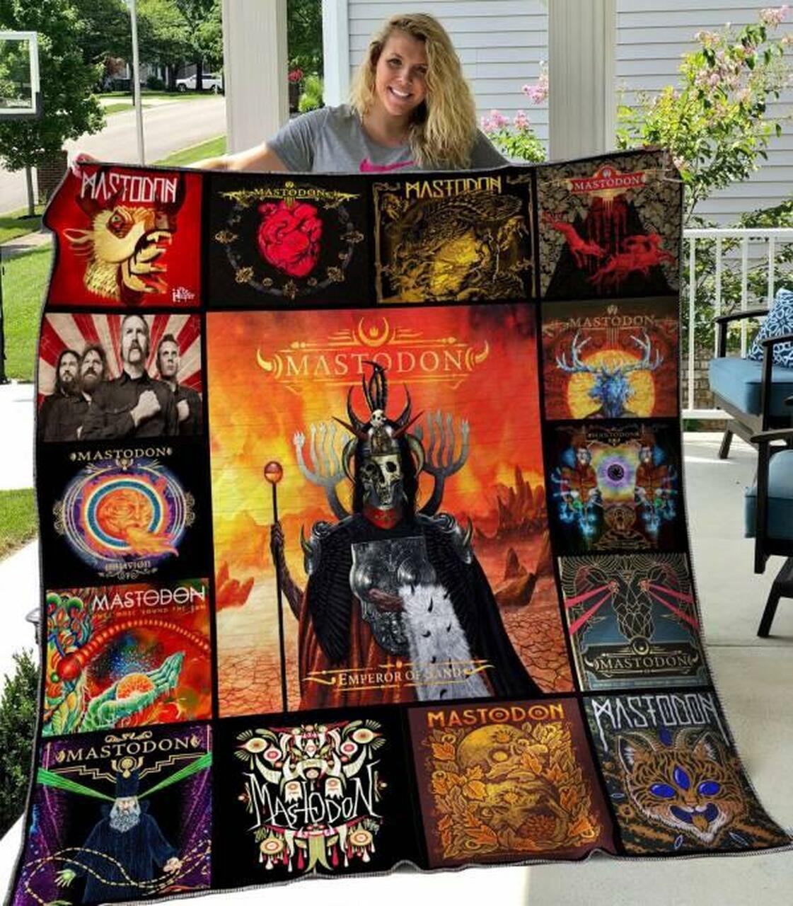 Mastodon Quilt Blanket Hvt040617 Quilt
