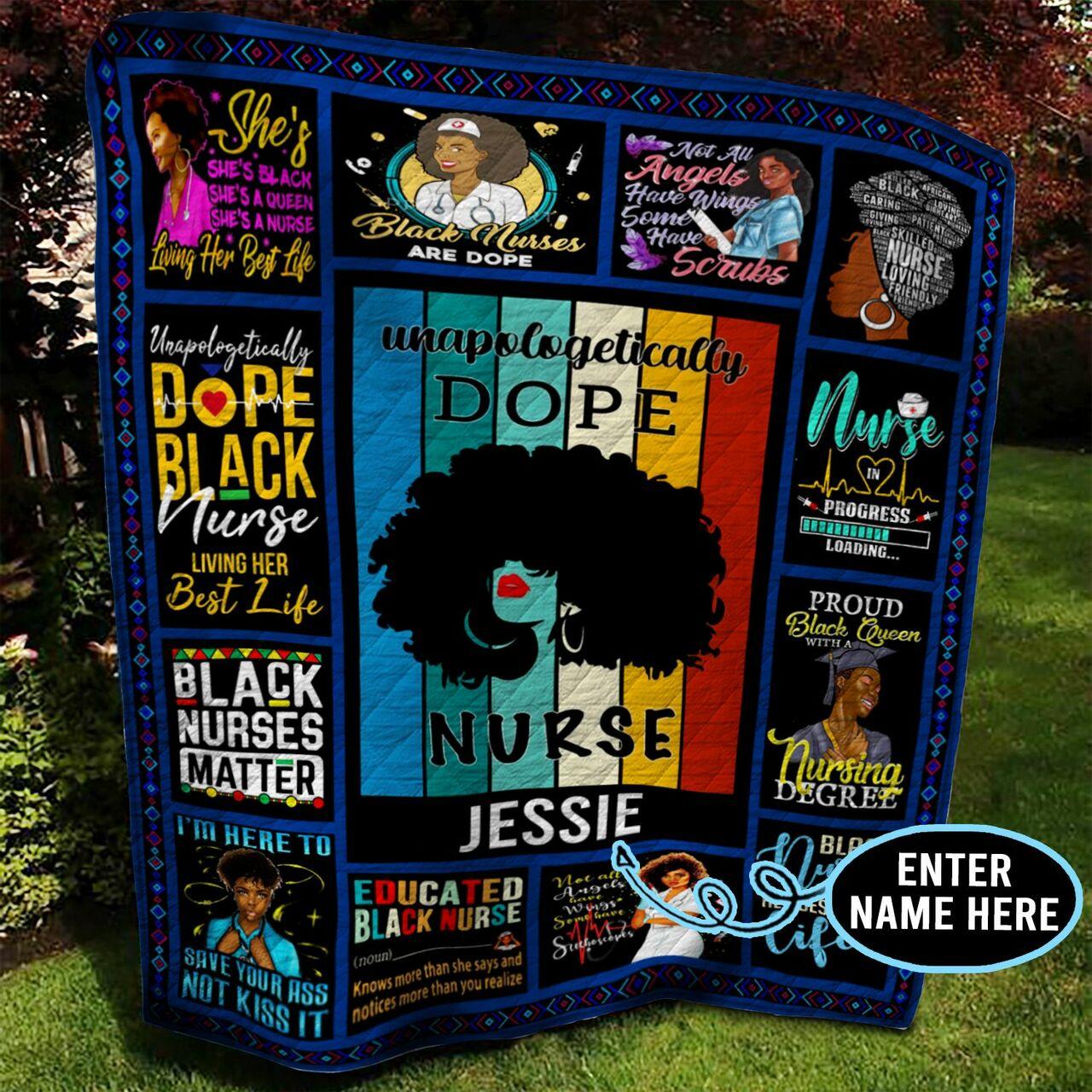 Black e onalized Quilt Blanket Bbb120603Nb