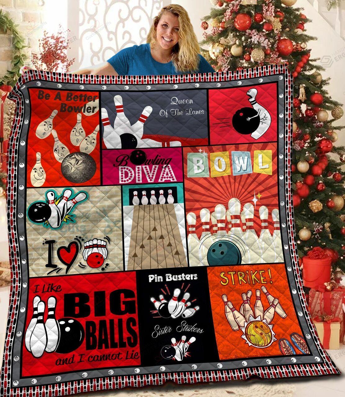 Bowler Like Big B And I Cannot Lie Quilt Blanket Greattomized Blanket G For Birthday C Thgiving