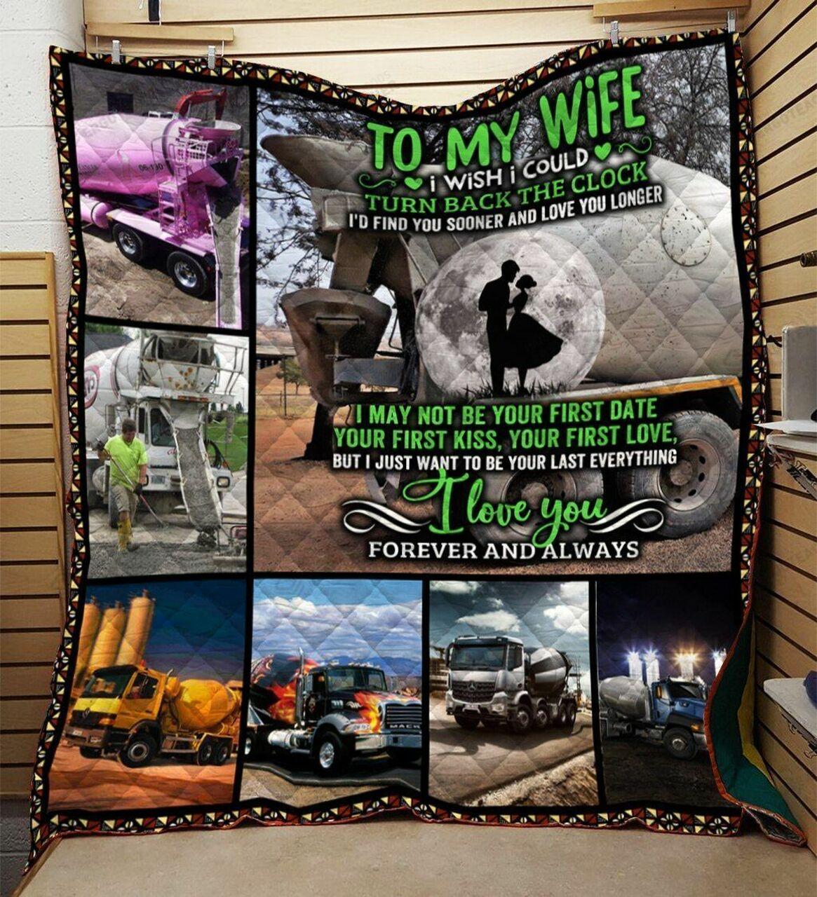 onalized To My Wife Quilt Blanket Fromband It Want To Be Yourt Everything Greattomized Blanket G For Birthday C Thgiving