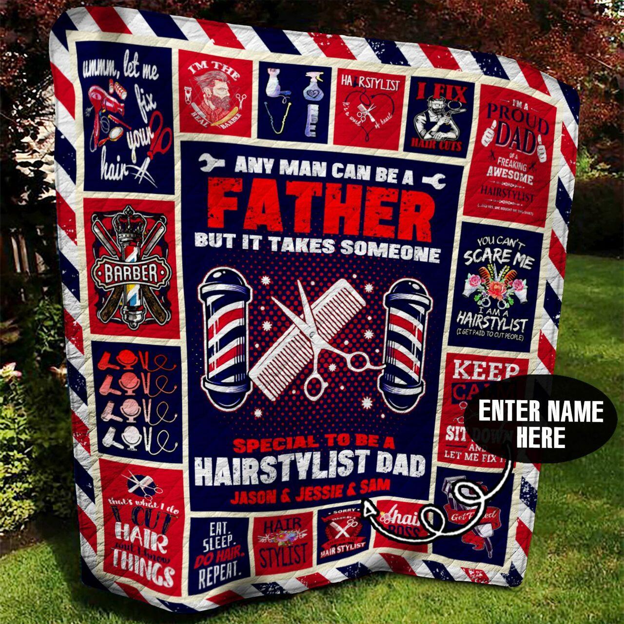 Htt Dad onalized Quilt Blanket Bbb110m