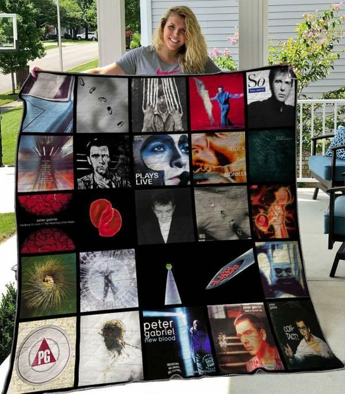 Peter Gabriel Quilt Blanket M240525 Quilt