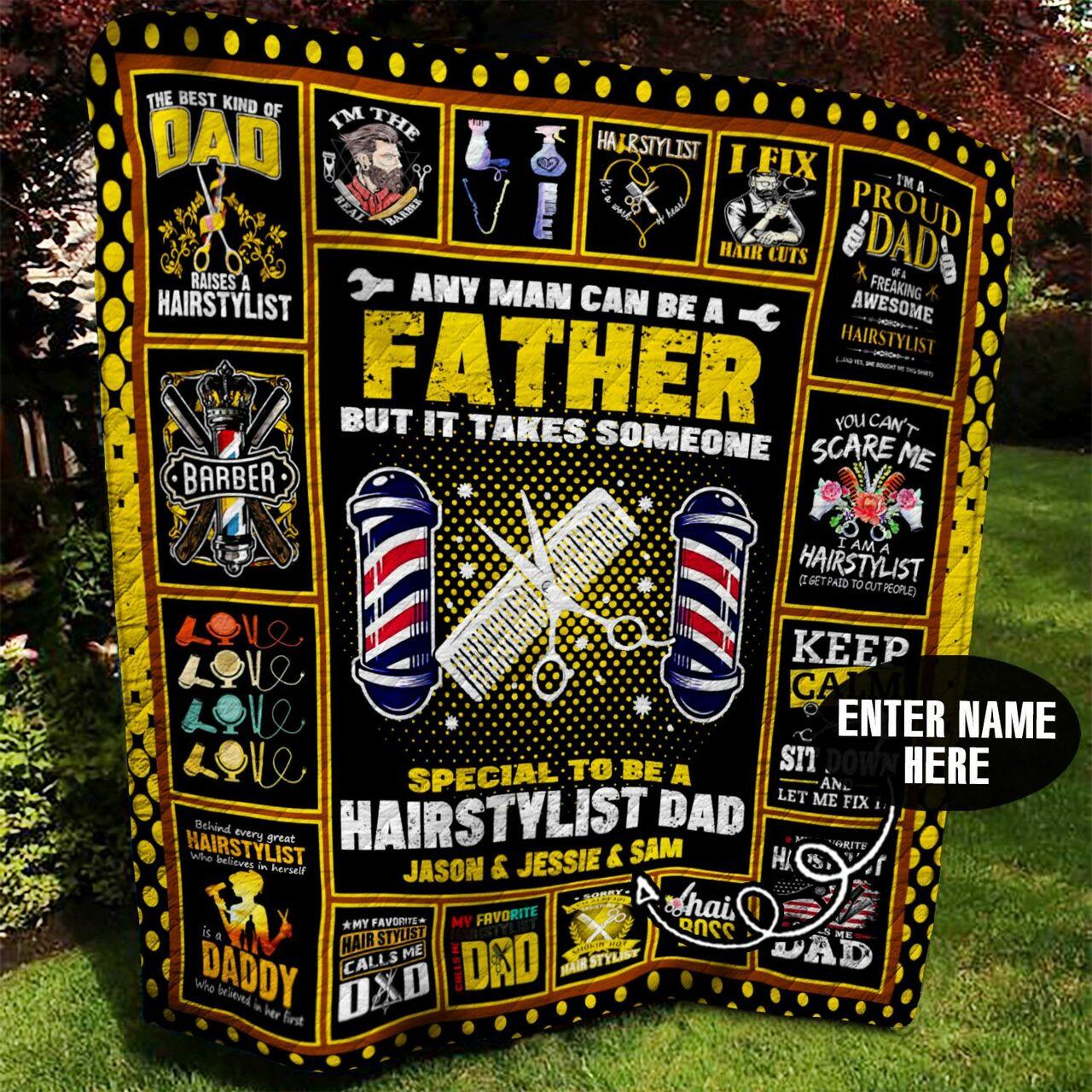 Htt Dad onalized Quilt Blanket Bbb110m