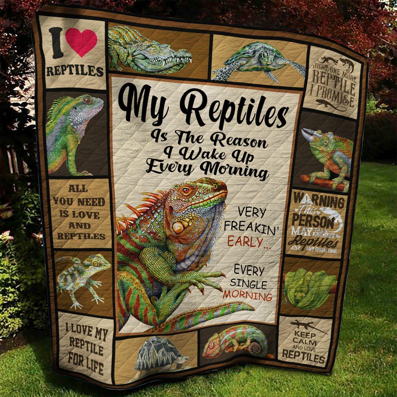 Reptile Quilt Blanket Bbb050672Ht