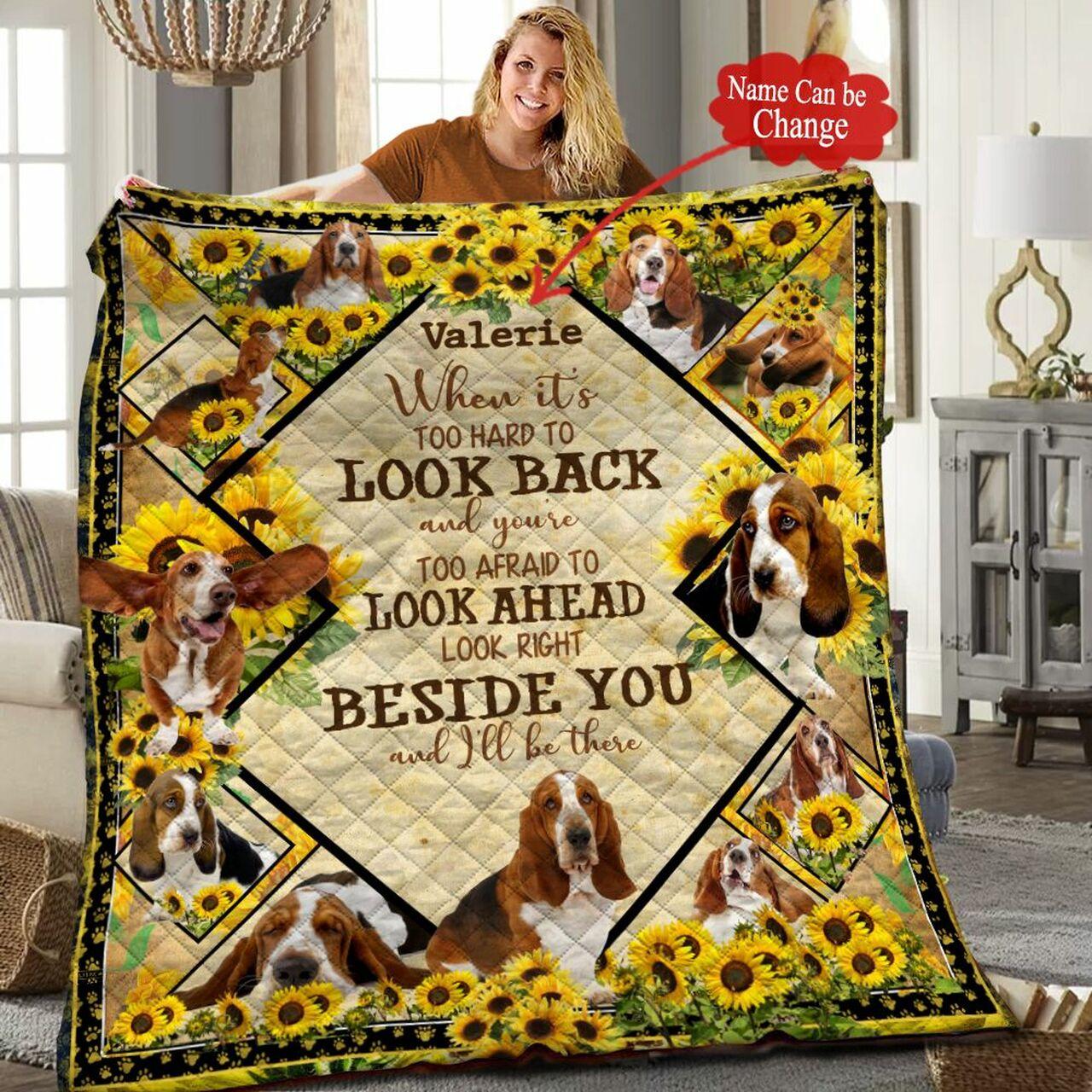 et Hound onalized Quilt Blanket Hhh050619Nh