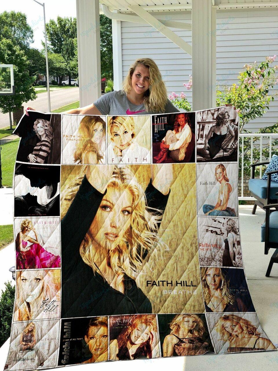 Faith Hill Quilt Blanket 0933