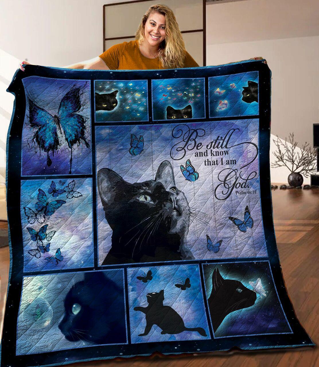 Black Cat Quilt Blanket C9B120602Na