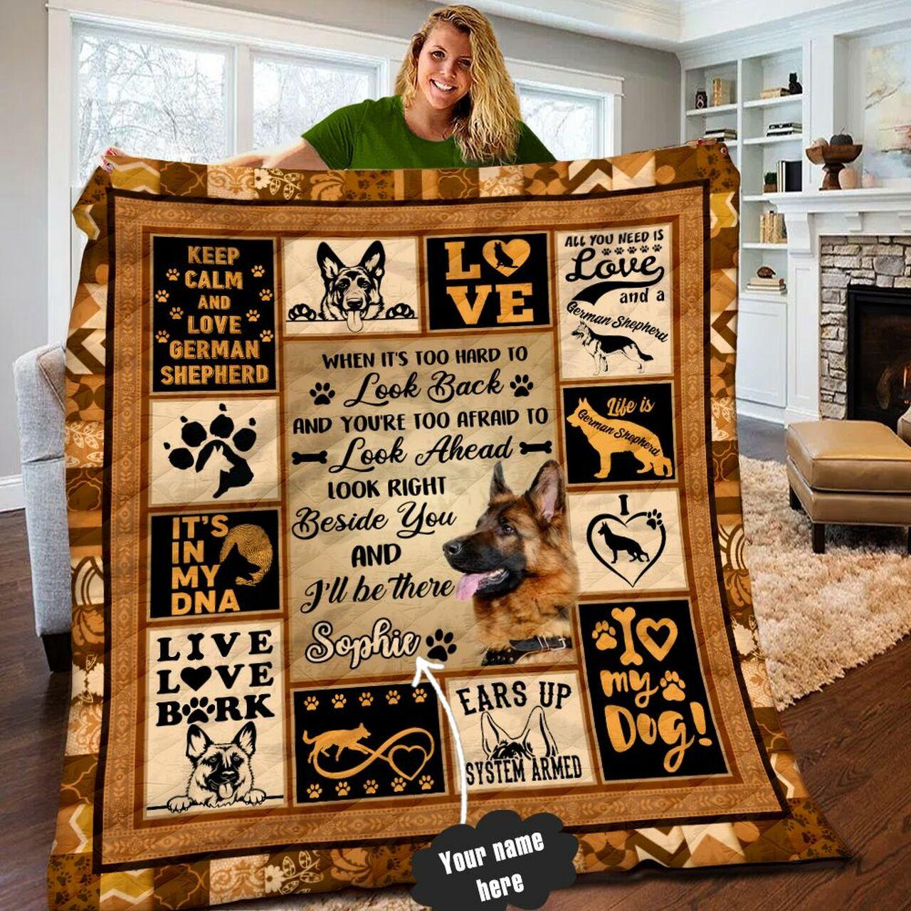 Germhepherd onalized Quilt Blanket Lml190683Dt