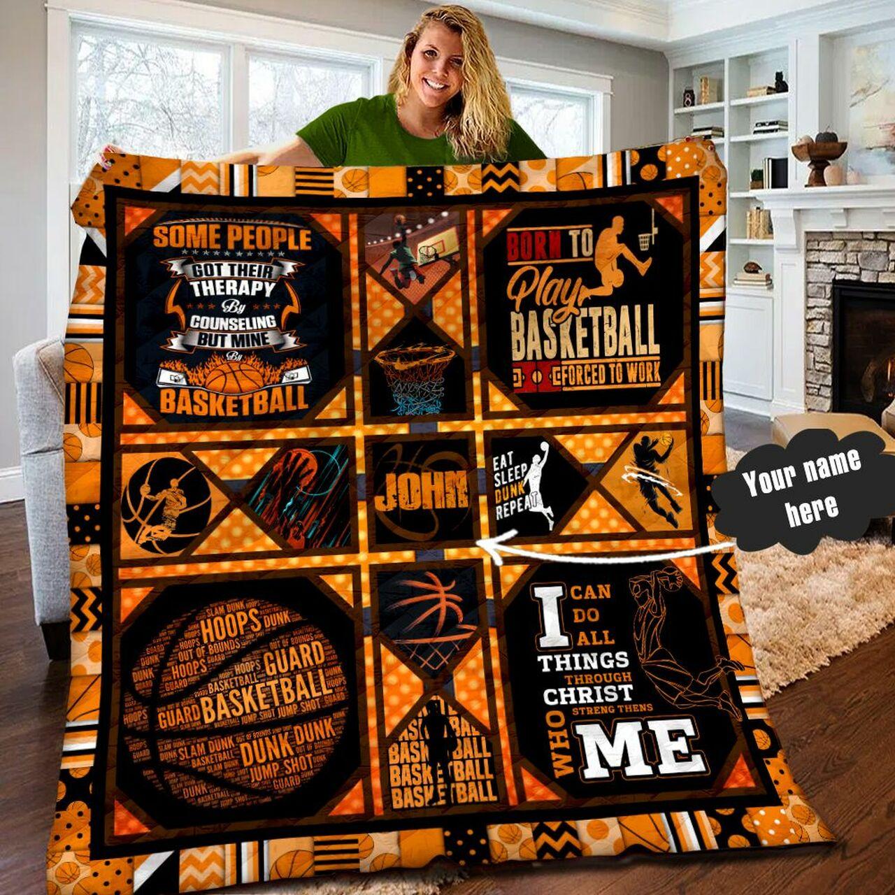 Basketball onalized Quilt Blanket Lml090602Dt