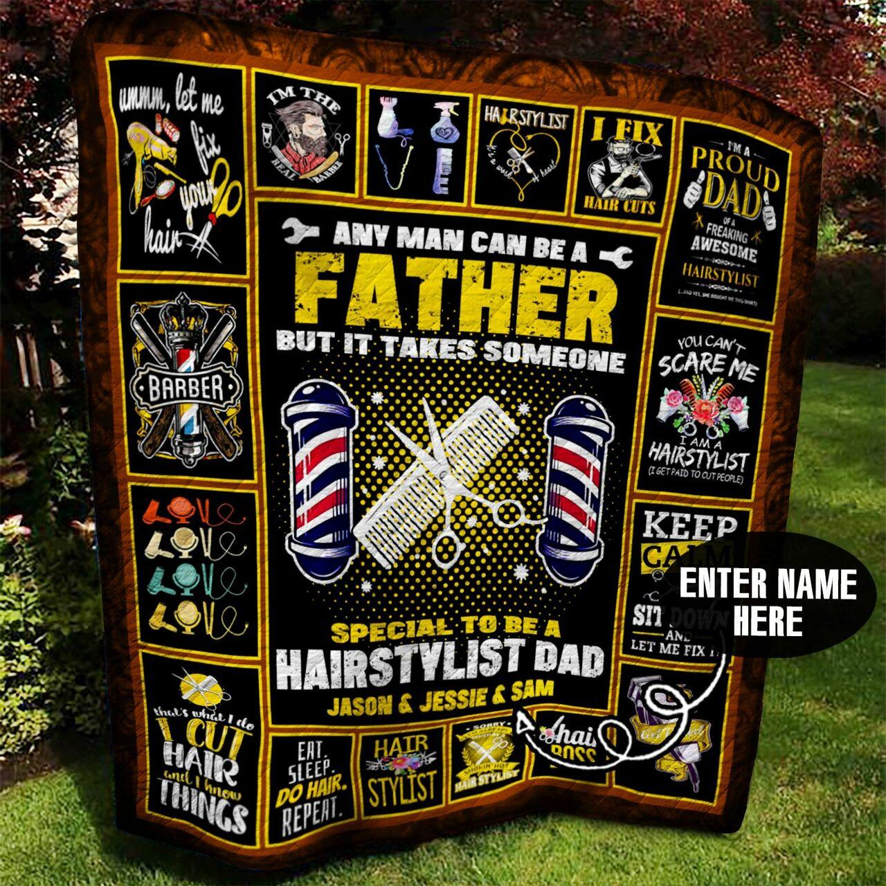 Htt Dad onalized Quilt Blanket Bbb110m