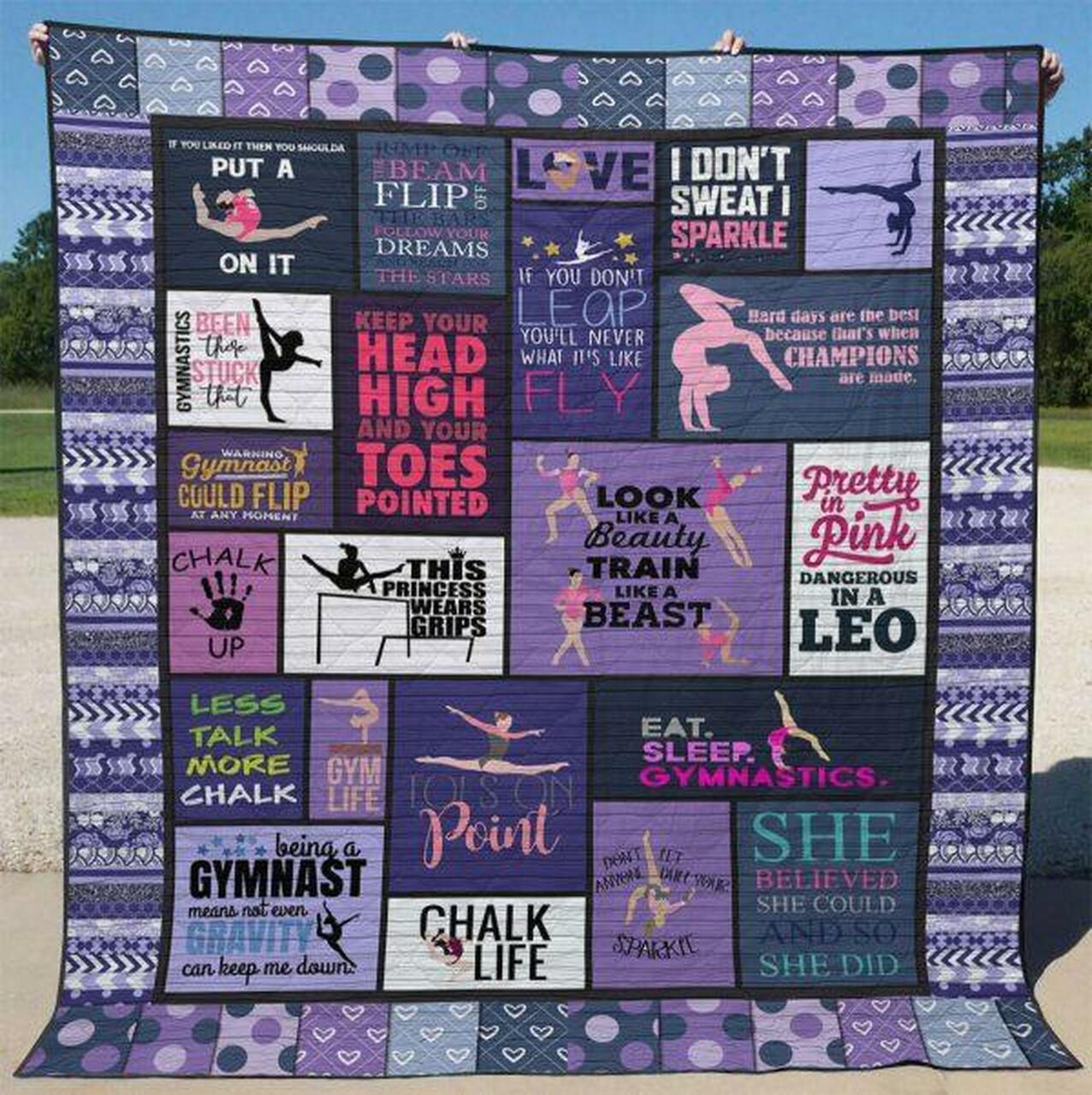 Look Like A Beauty Train Like A t Quilt Blanket Py68 Quilt