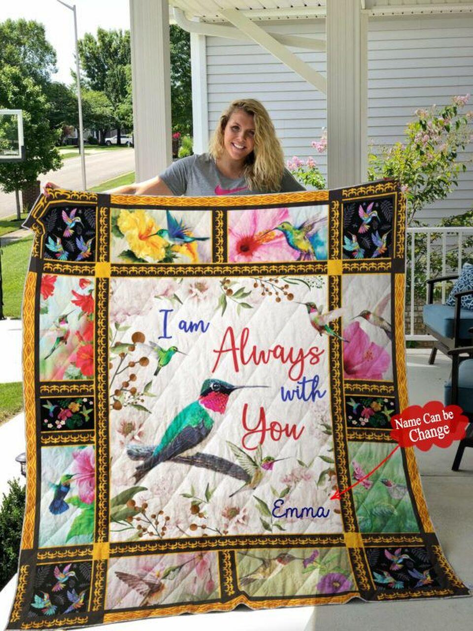 Hummingbird onalized Quilt Blanket Hhc120623