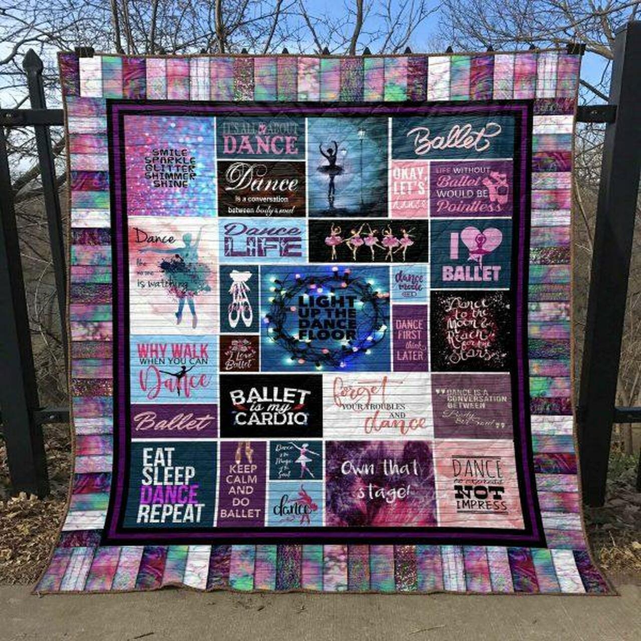 Light Up The Dance Floor Quilt Blanket Th19 Quilt