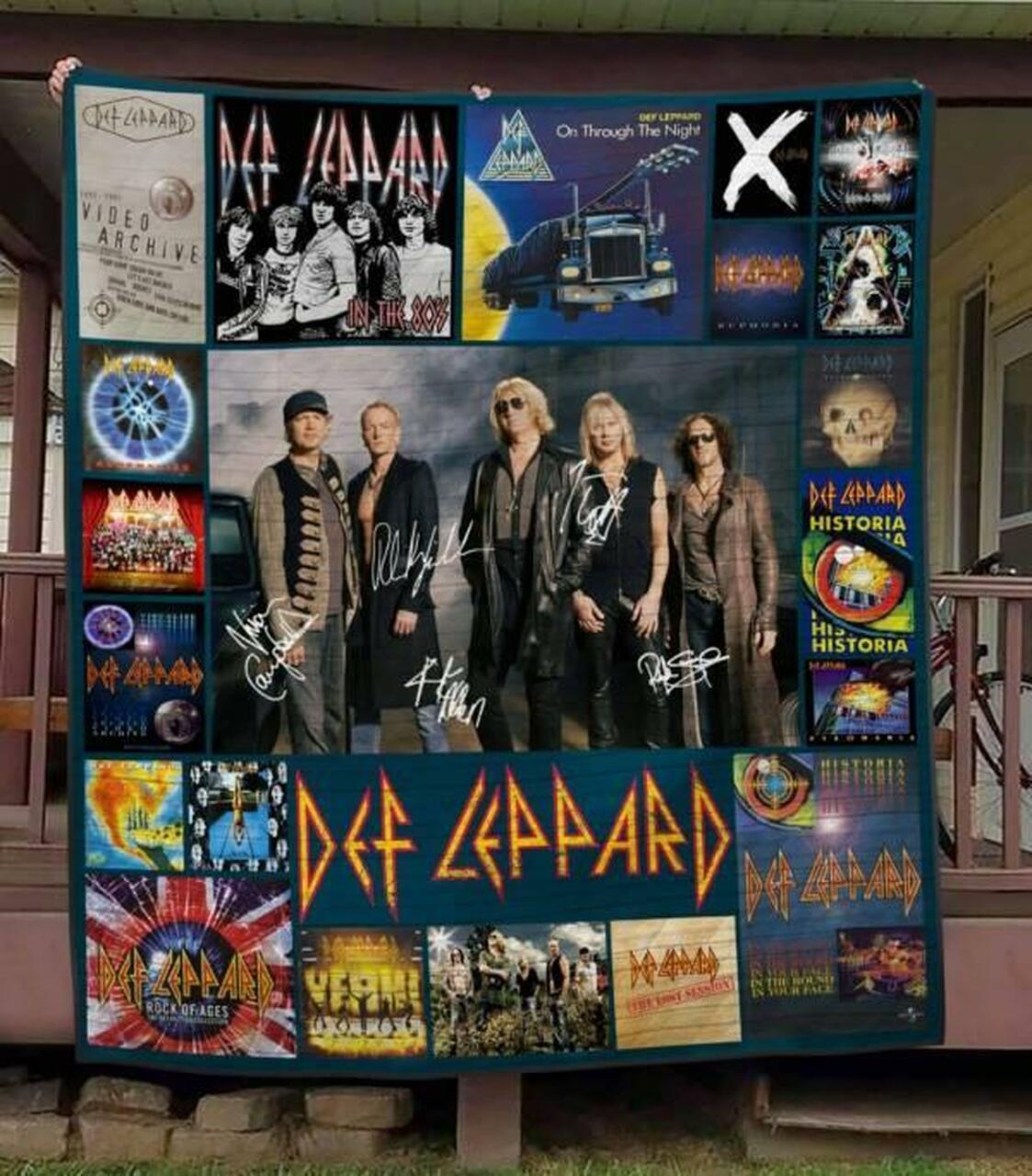 Def Leppard Quilt Blanket Hvt230506 Quilt