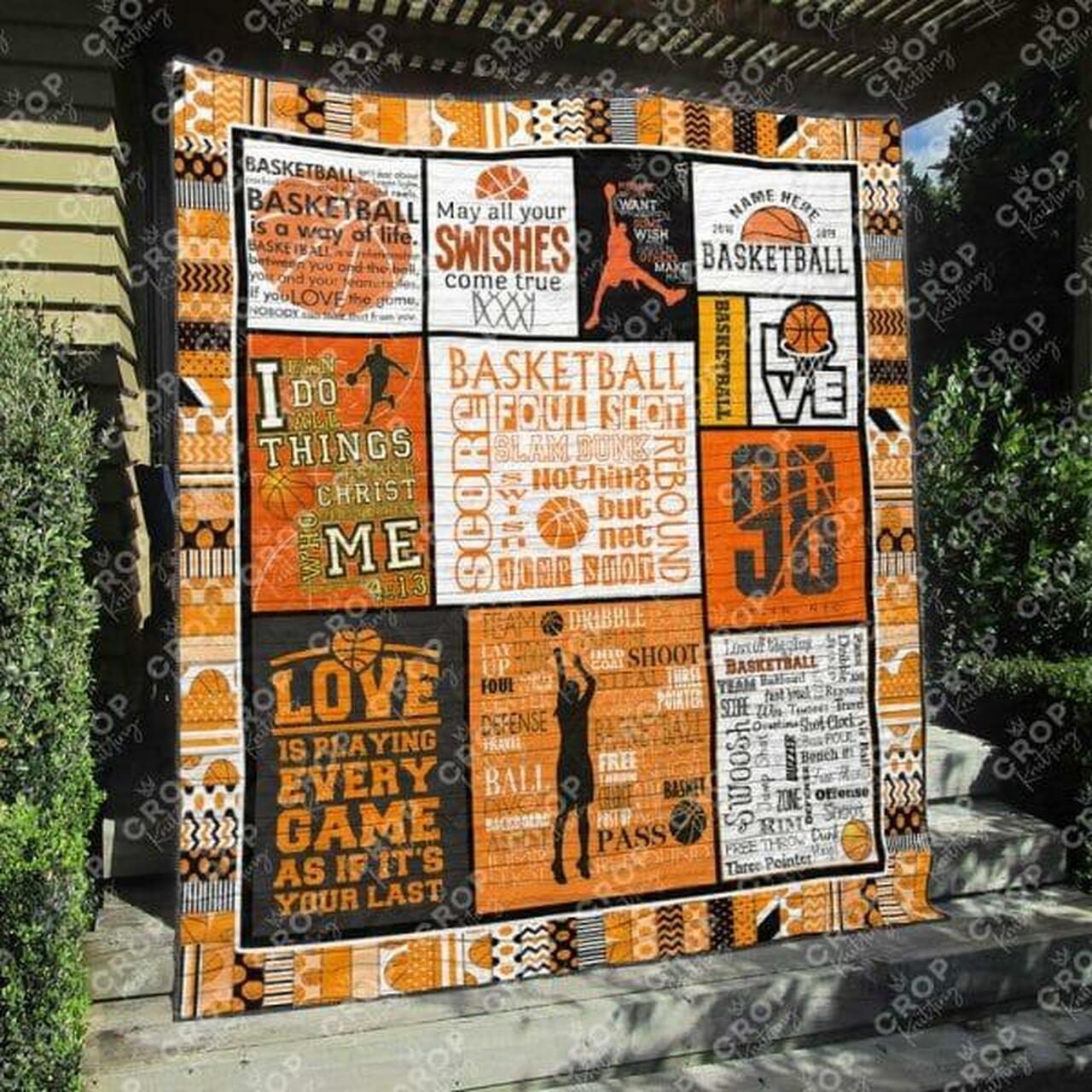 Basketball Quilt Blanket Ver 3 Quilt