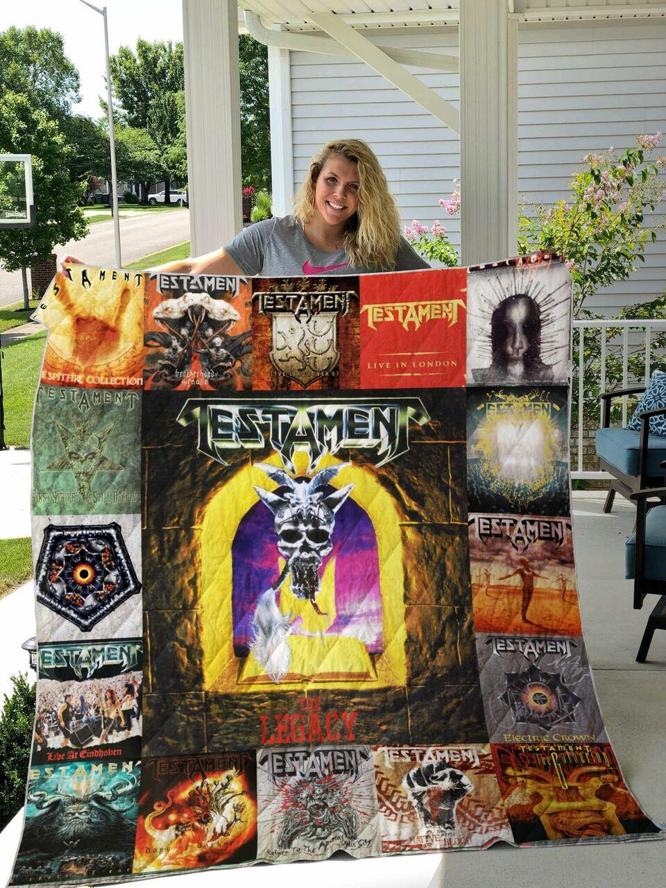 Testament Band Quilt Blanket For Ver 17
