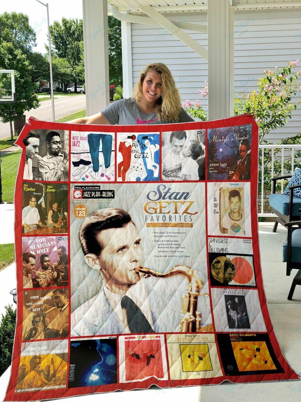 Stan Getz Quilt Blanket