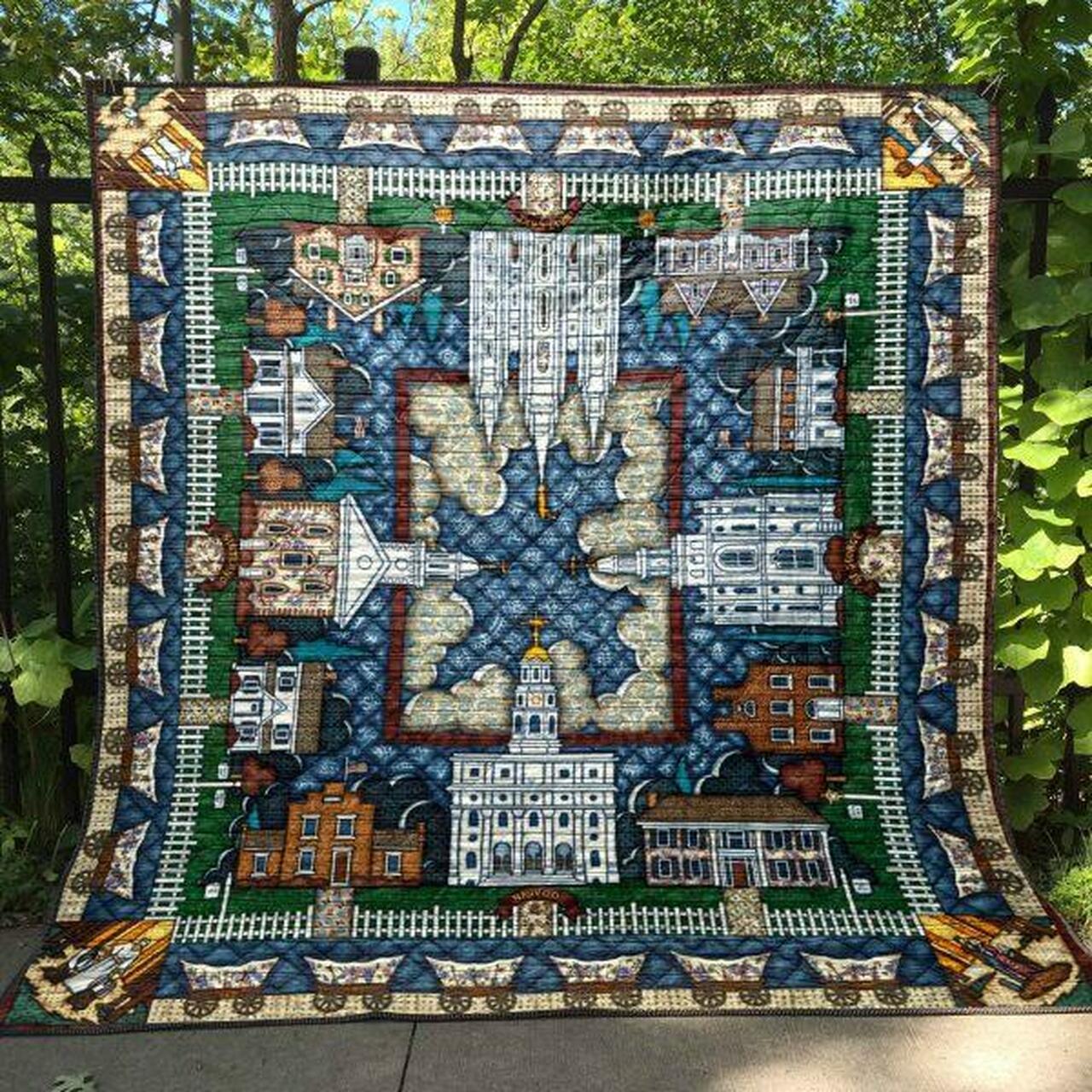 Utah Pioneertory Quilt Blanket Hn57 Quilt
