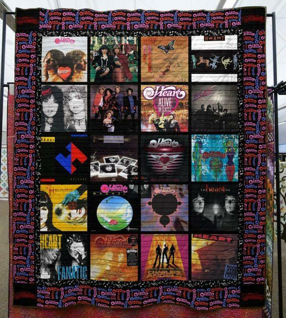 Heart Memo Quilt Blanket Kl30 Quilt