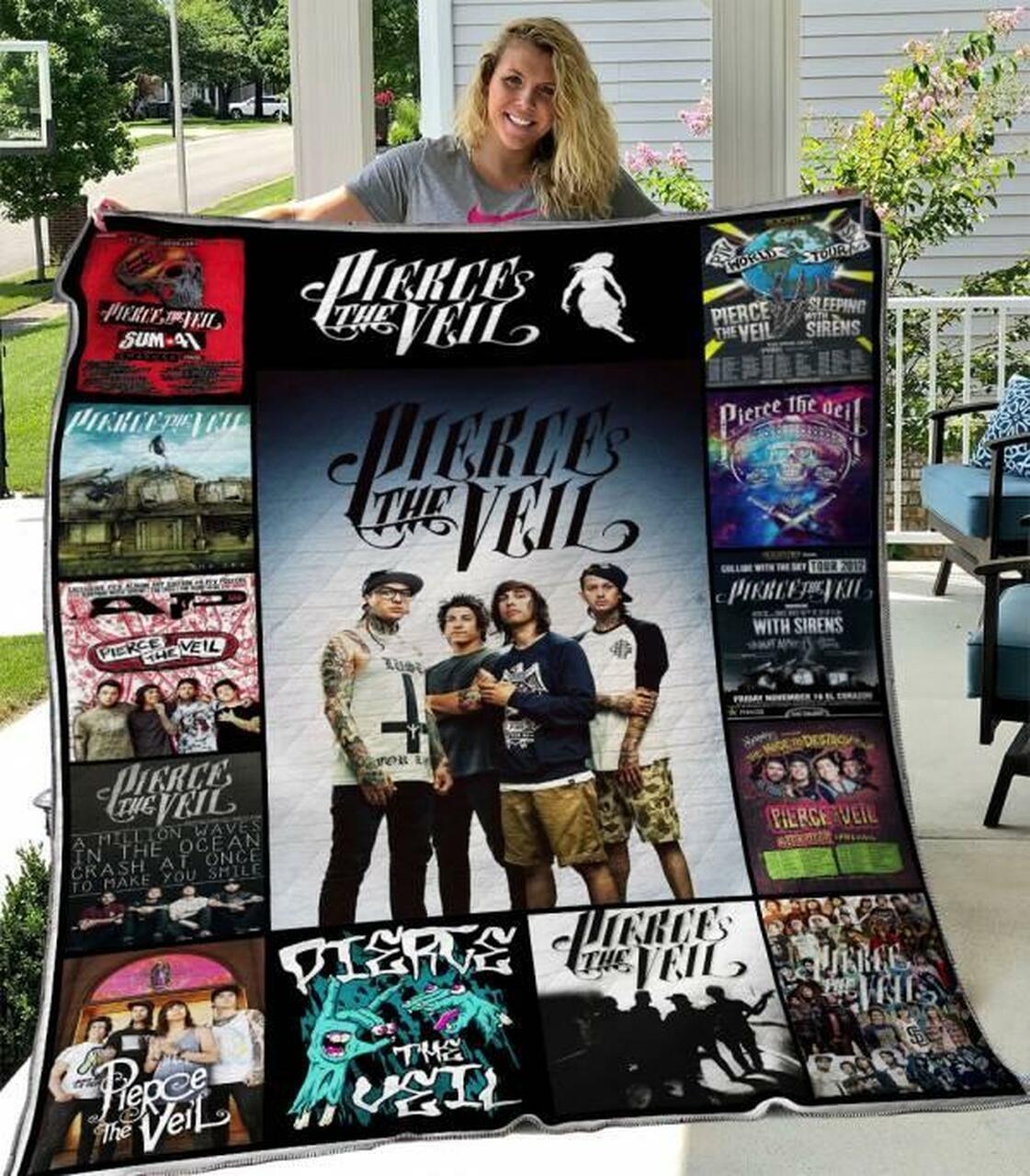 Pierce The Veil Quilt Blanket Hvt200623 Quilt