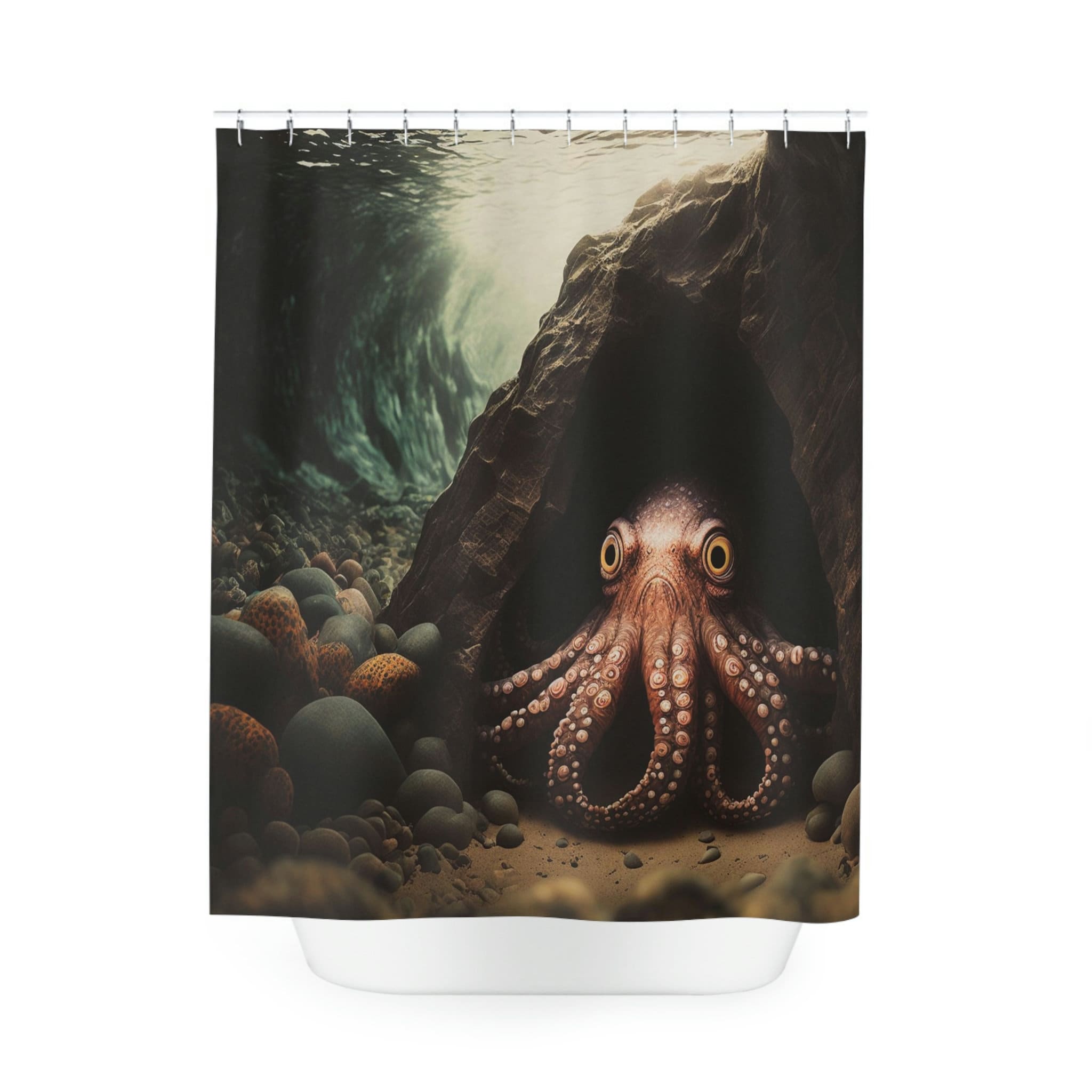 Squid Shower Curtain Home Decor