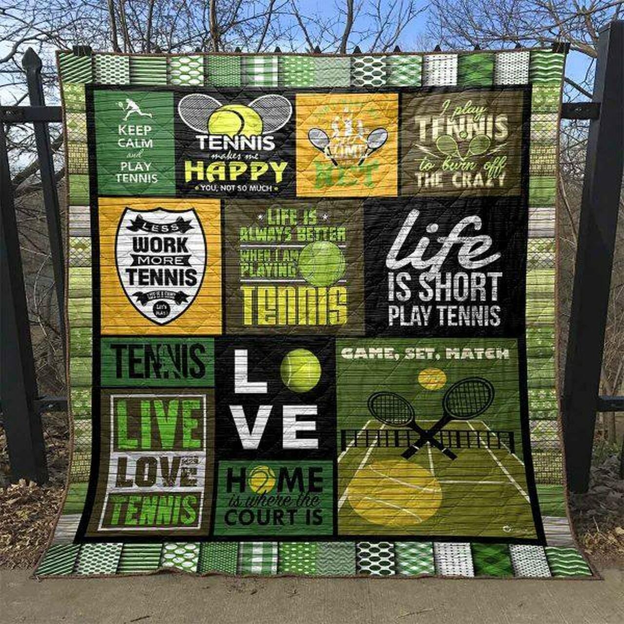 Don T Make Me Come To The Net Quilt Blanket Tr12 Quilt