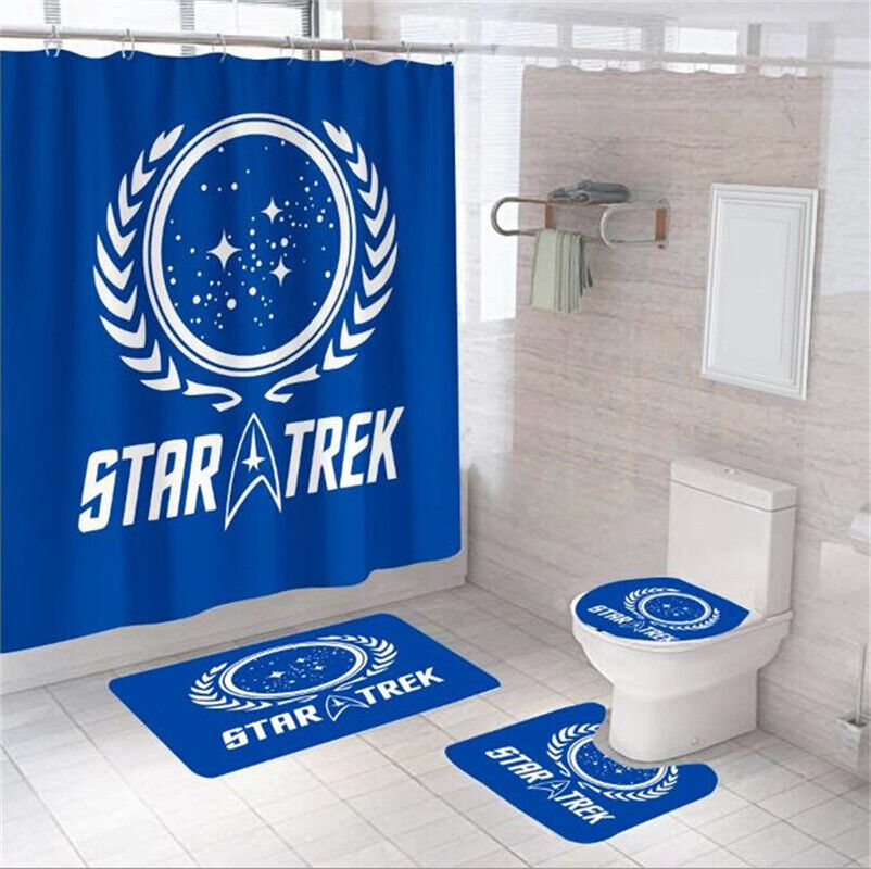 Star Shower Curtain For Minimalist Bathroom Decor