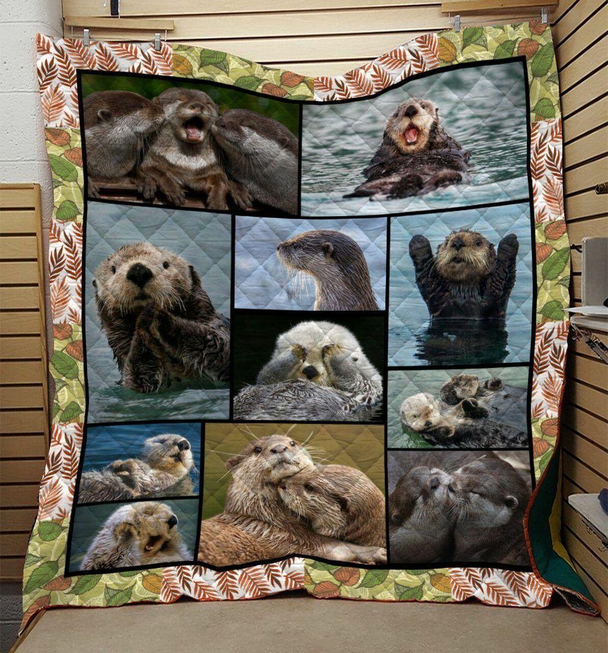 Otter Cl28110193Mdq Quilt Blanket