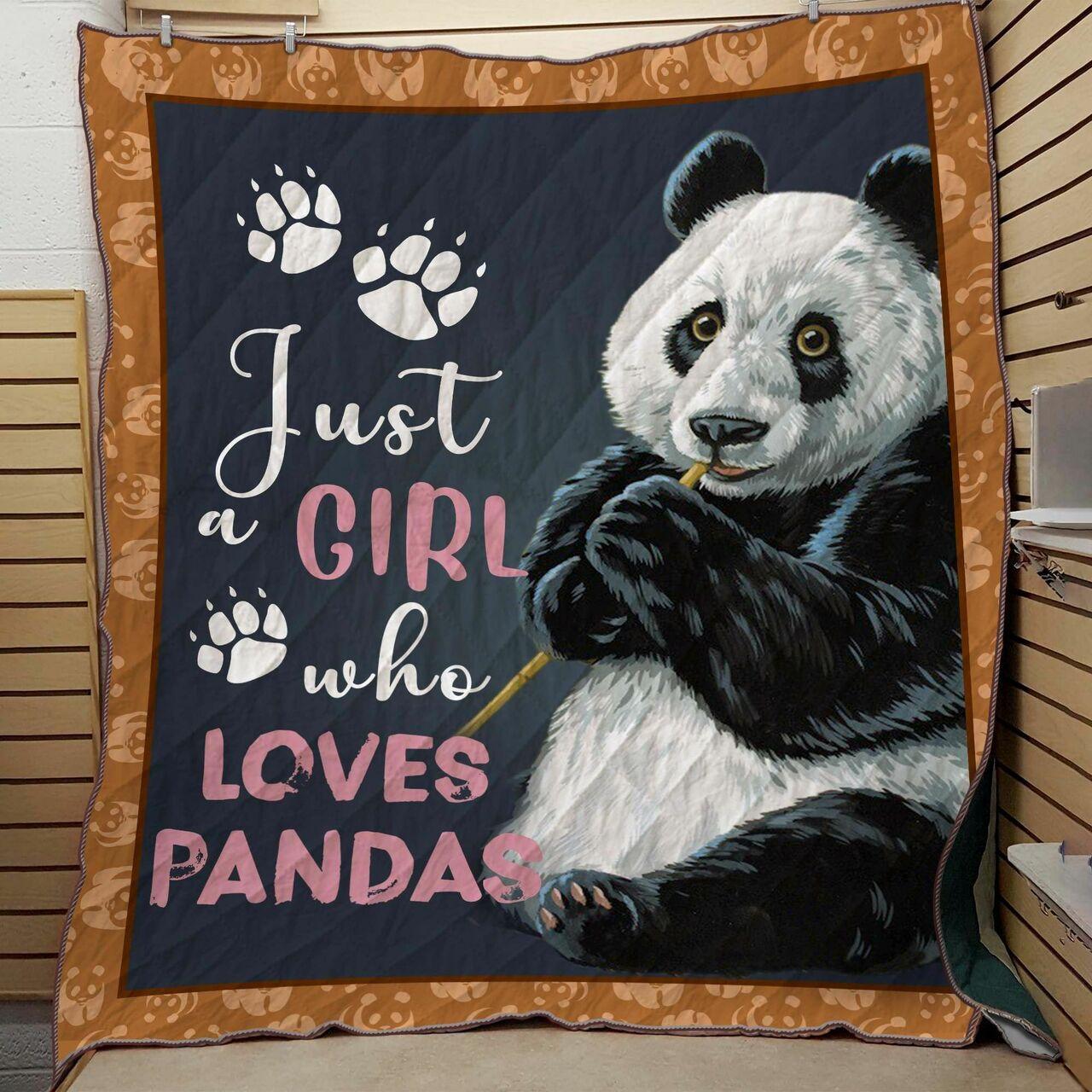 Pandat A Girl Who L Pa Cla2911159Q Quilt Blanket