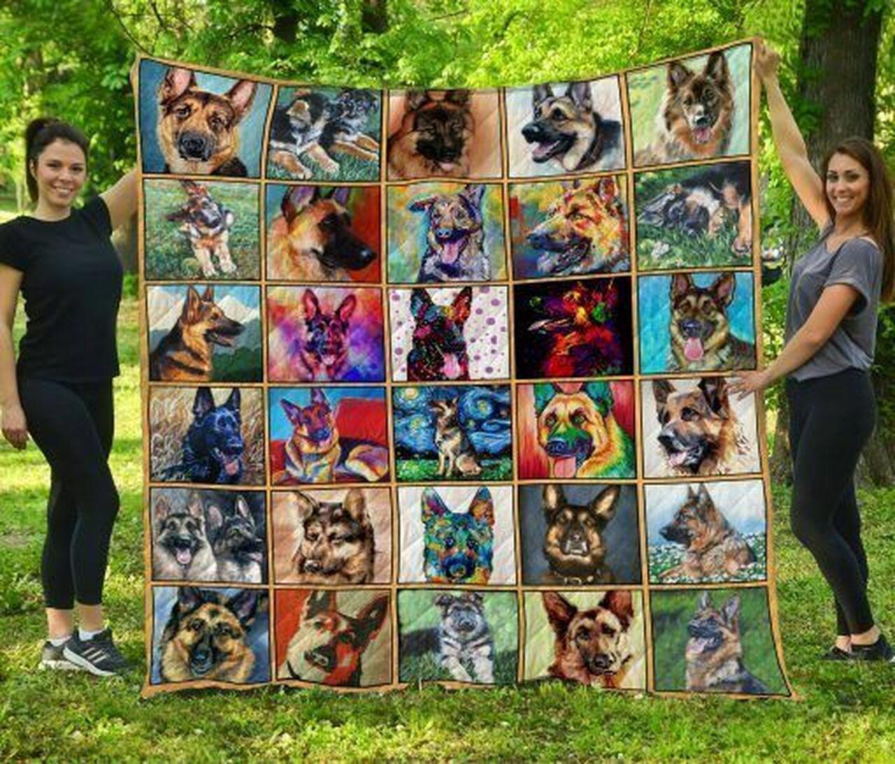 Germhepherd Cl08110218Mdq Quilt Blanket