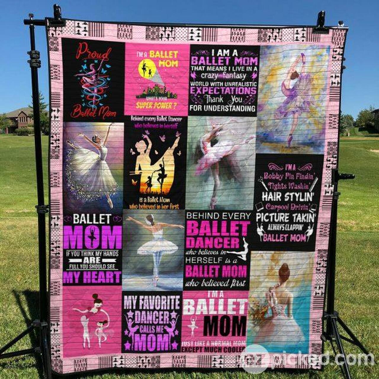 Ballet Mom Quilt Blanket Yct8 Quilt
