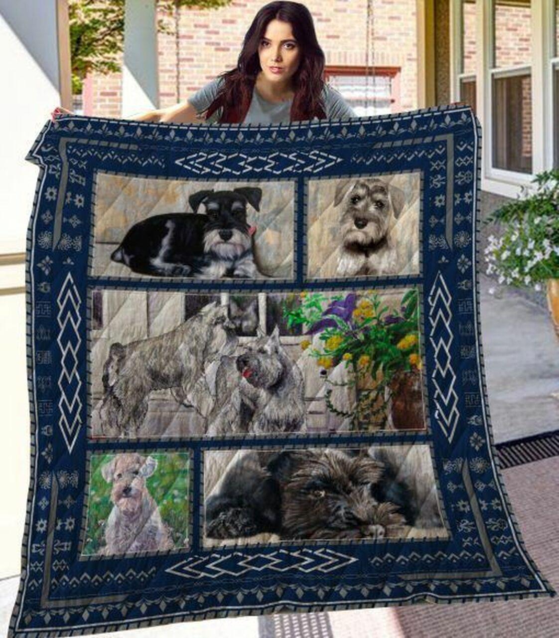 Miniatuchnauzer Cl08110300Mdq Quilt Blanket