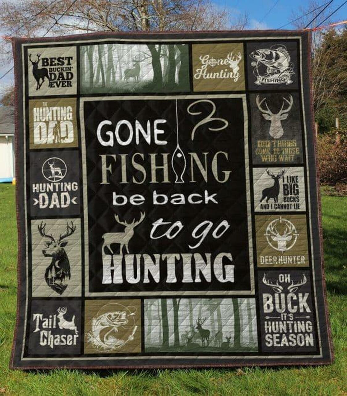 Hunting Quilt Blanket Ver 2 Quilt