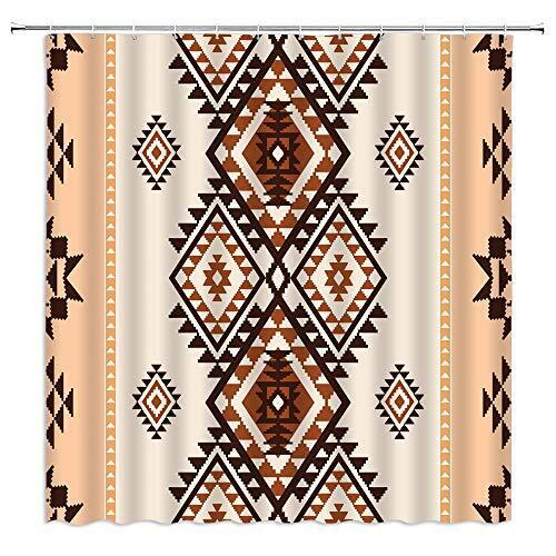 Southwestern Navajo Aztec Shower Curtain Bathroom Decor