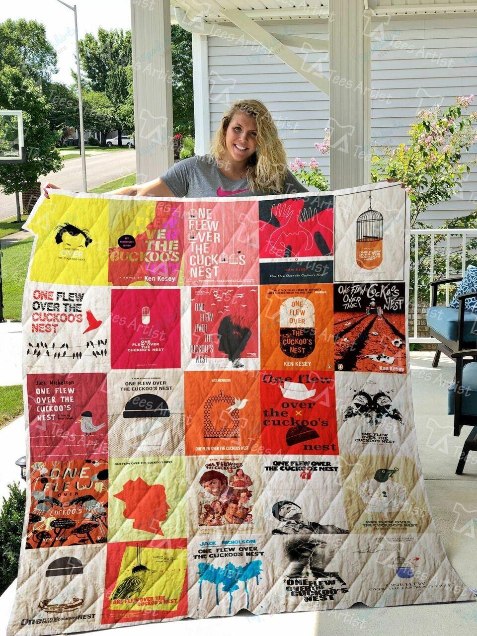 One Flew Over The Cuckt Quilt Blanket 0631