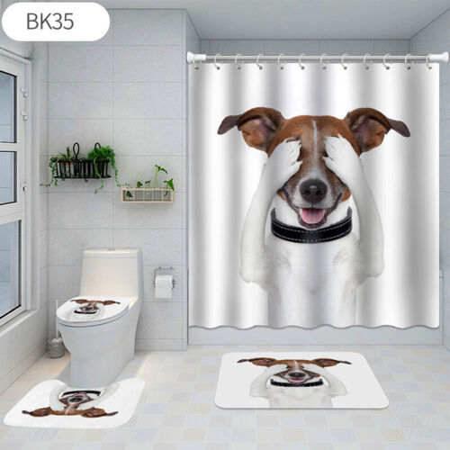 Chihuahua Pet Dogs 3D Shower Curtain For A Cute And Snuggly Bathroom