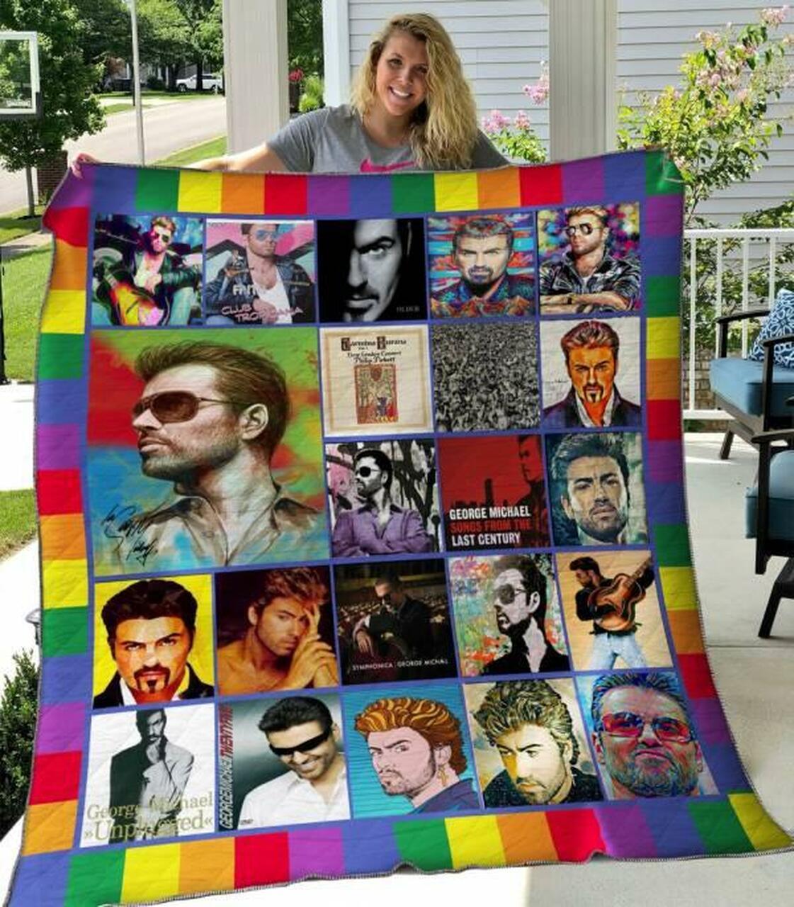George Michael Quilt Blanket Hvt060626 Quilt
