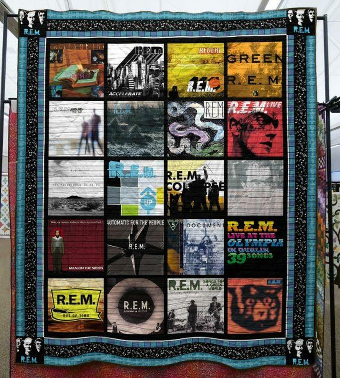 R E M Memo Quilt Blanket Ph01 Quilt
