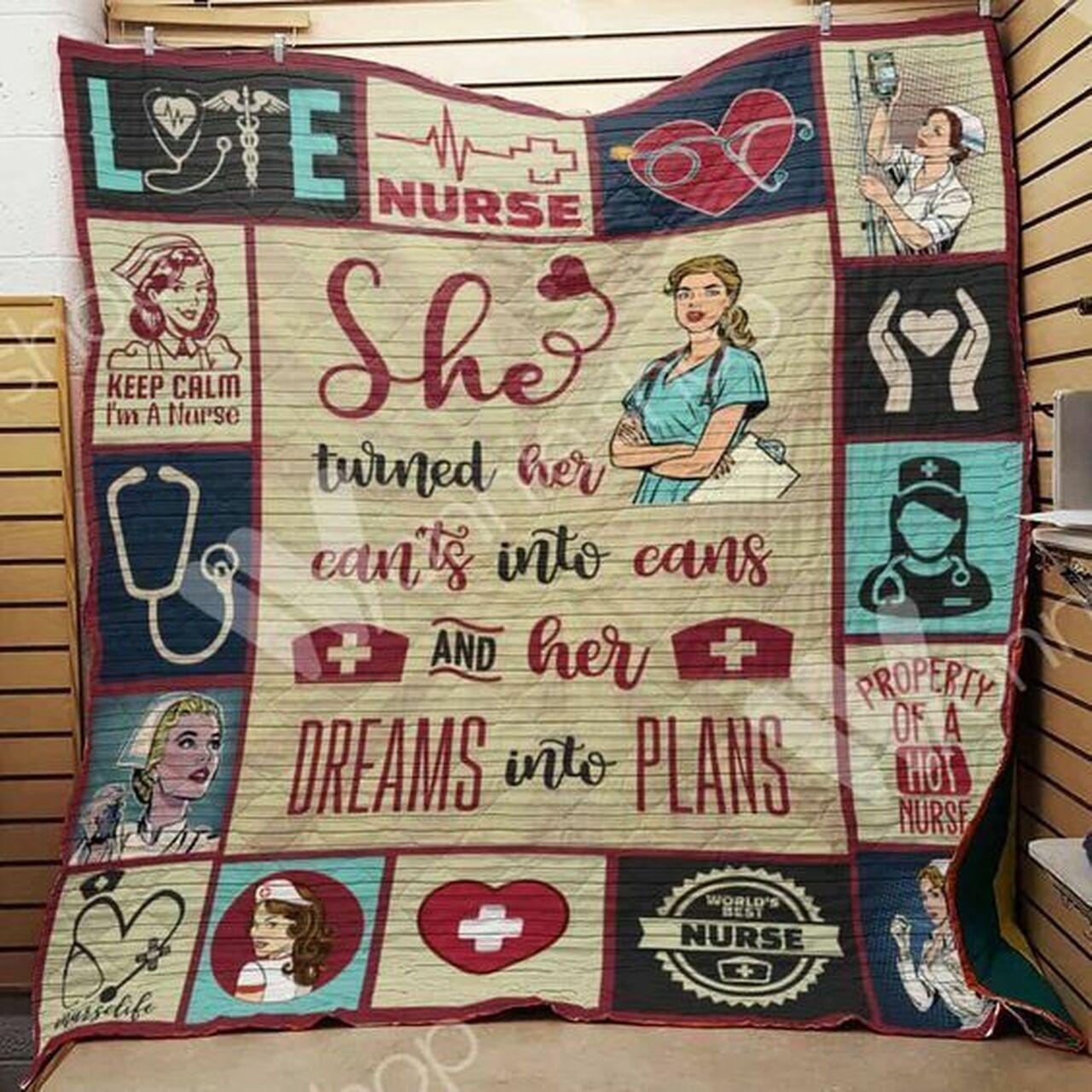 Happy eS Dhe Turned Her C Into And Her Dr Into P Clh2310049Q Quilt Blanket
