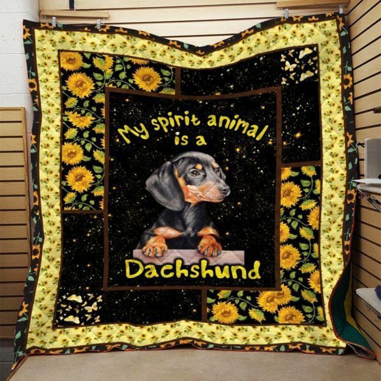 pirit Ani Is A Dhund Clh1611475Q Quilt Blanket