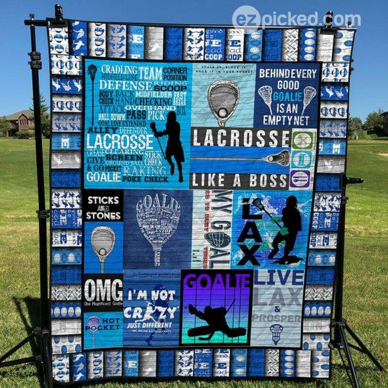 Best Lase Goalie Quilt Blanket Lk08 Quilt