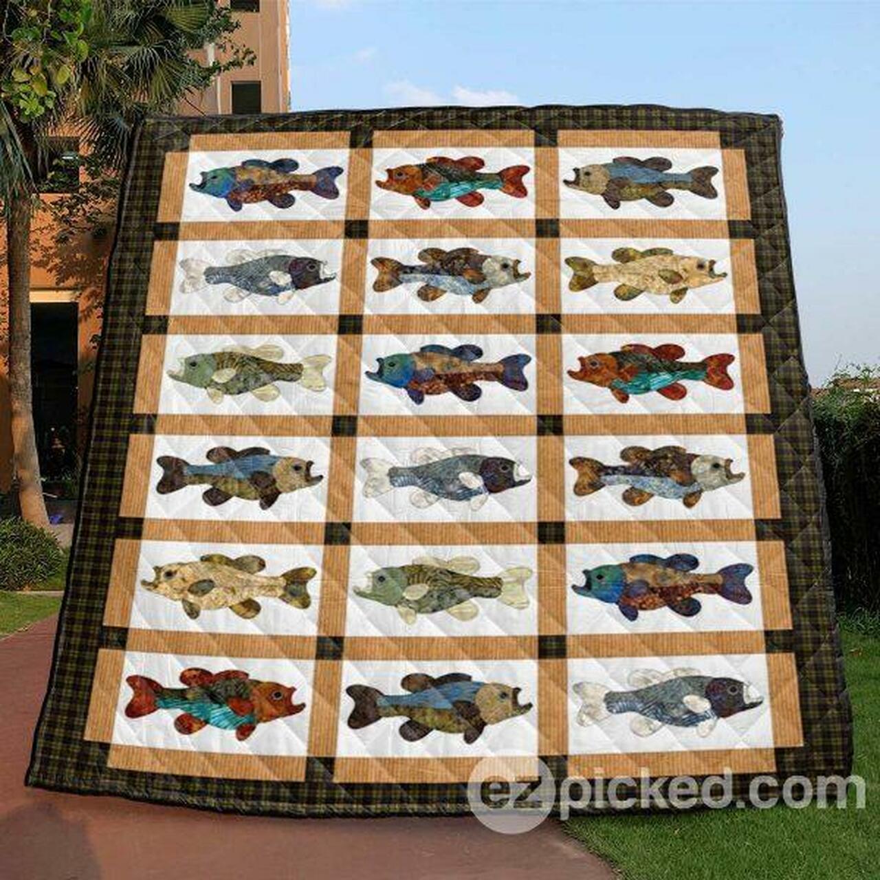 Reel Coolshing Quilt Blanket Ypm0 Quilt