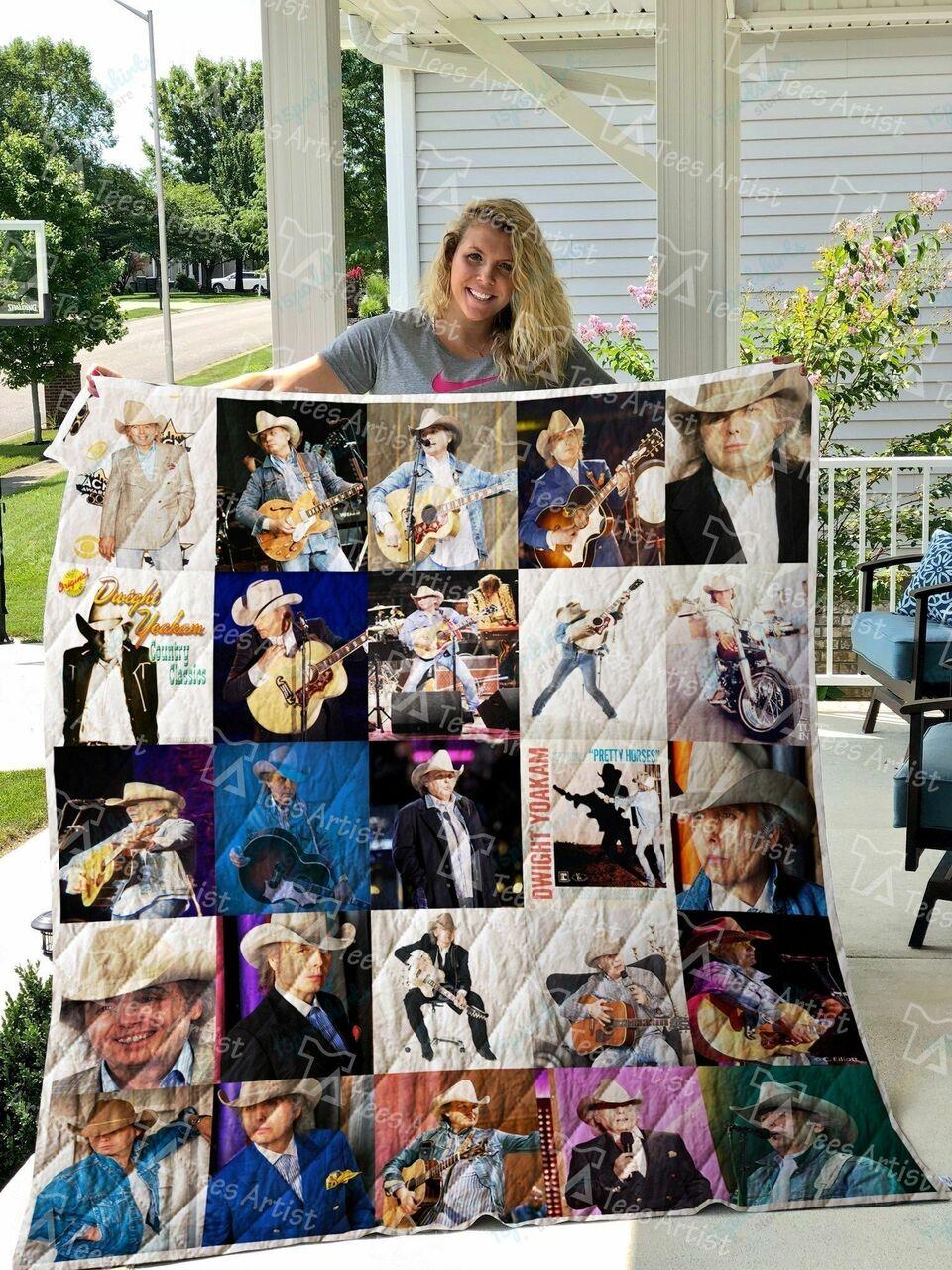 Dwight Yoakam Quilt Blanket 01104