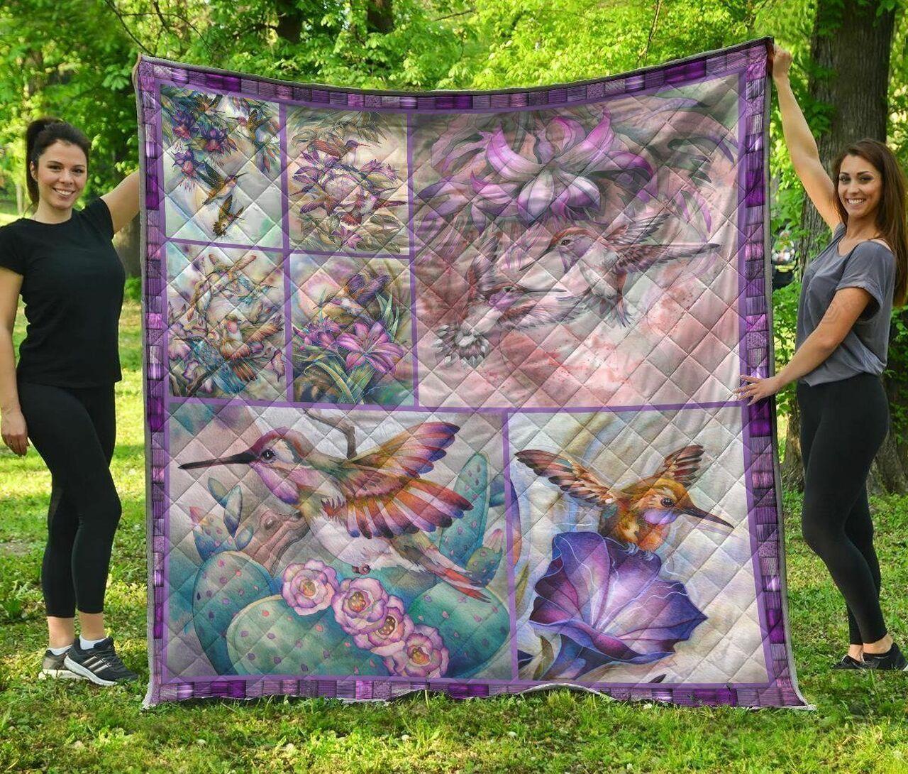 Violet Love Flo And B Quilt Blanket Greattomized Blanket G For Birthday C Thgiving