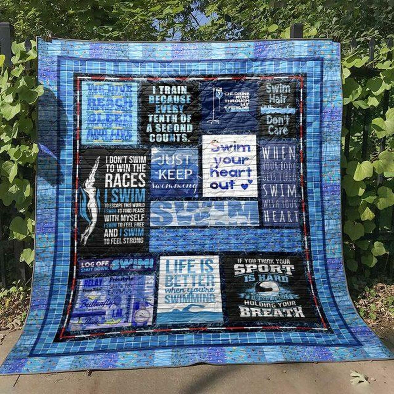 Just Kewimming Quilt Blanket No96 Quilt