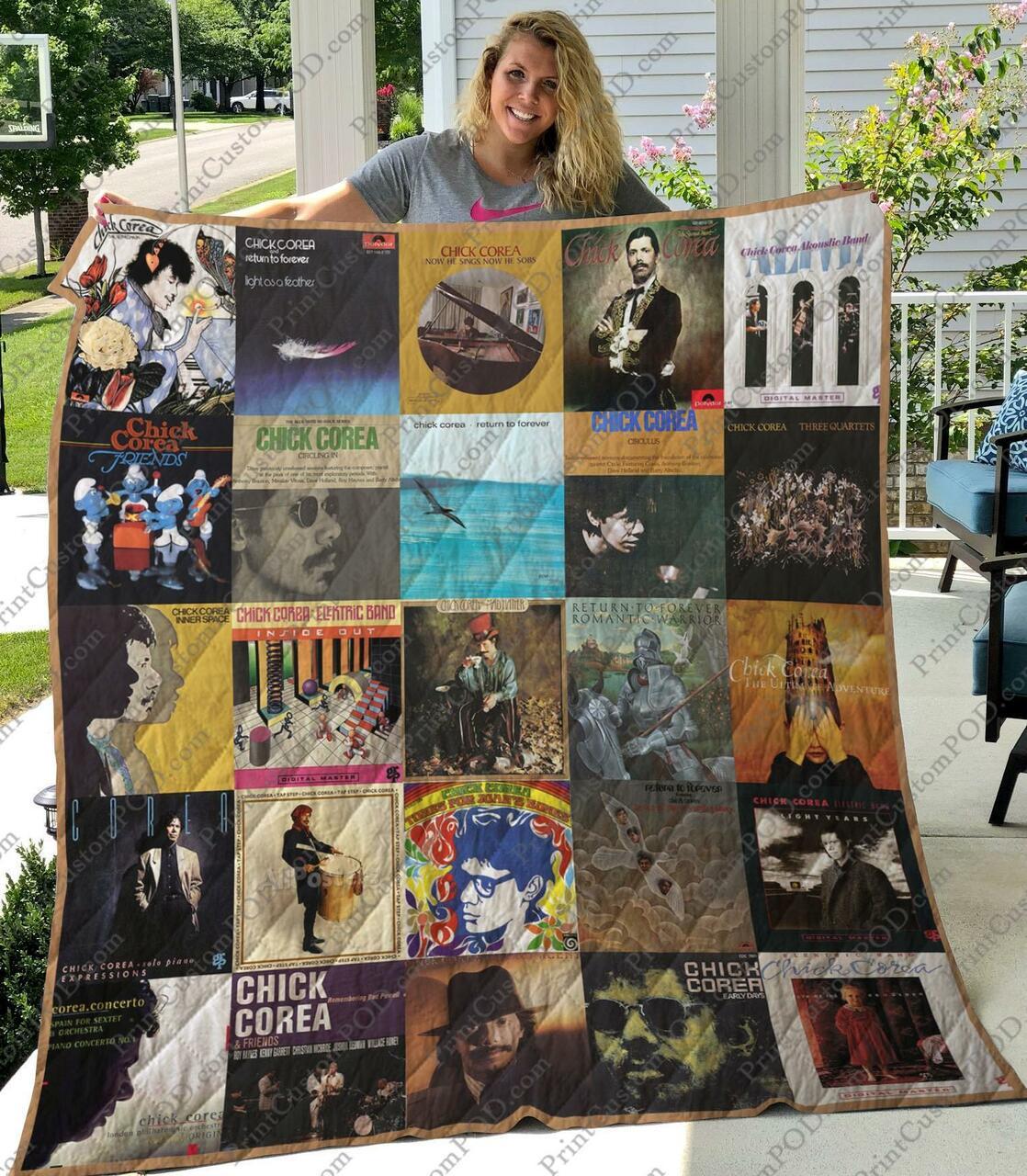 M300713 Chick Corea Quilt Blanket Quilt