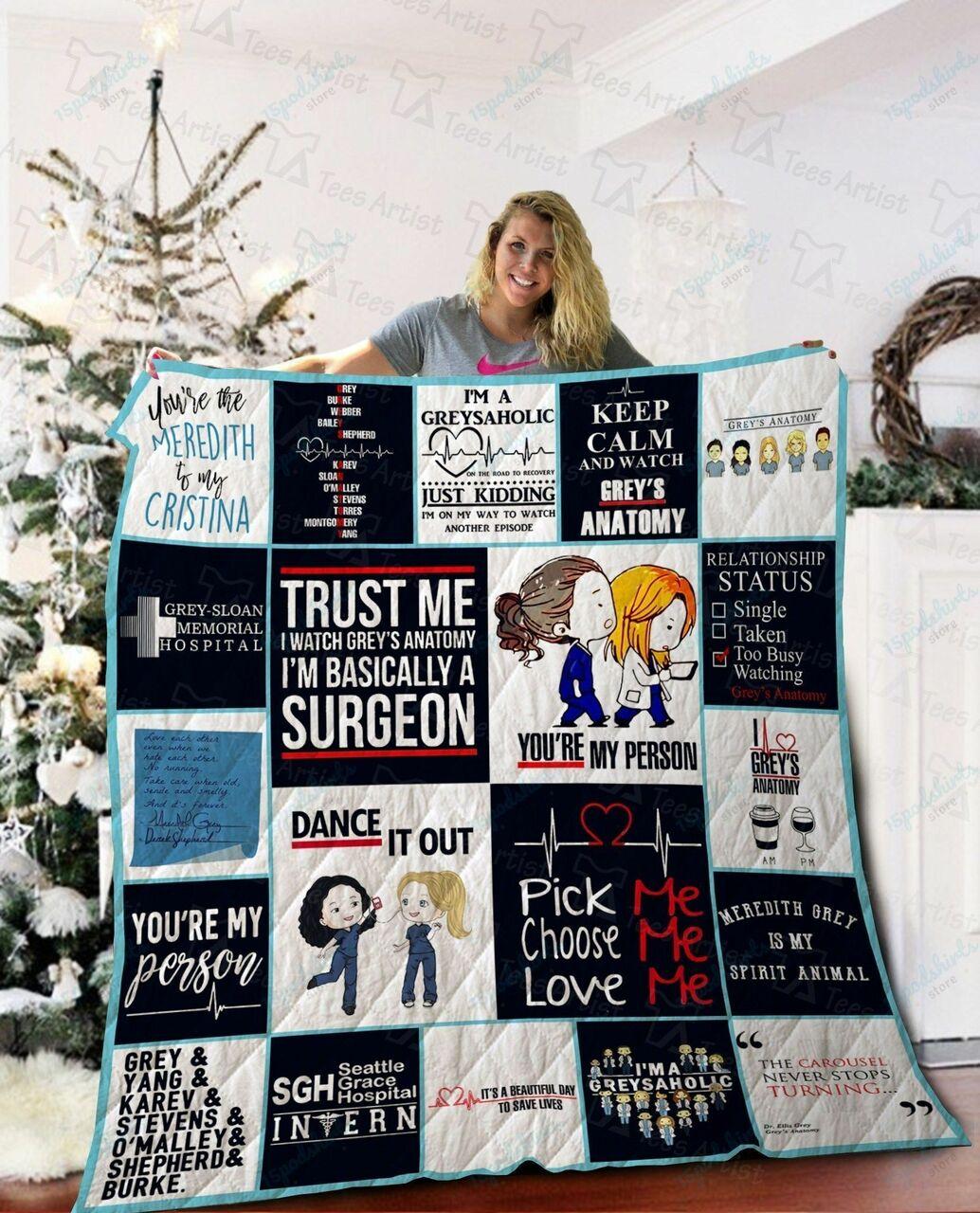 Gr Anatomy Quilt Blanket 02134