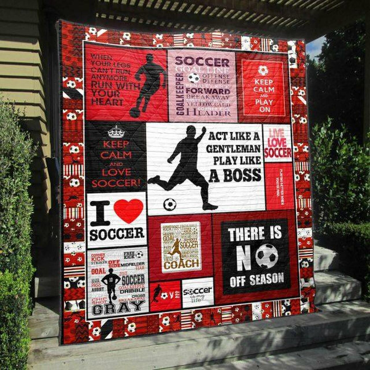Act Like Gentlemoccer Men Quilt Blanket Vh09 Quilt